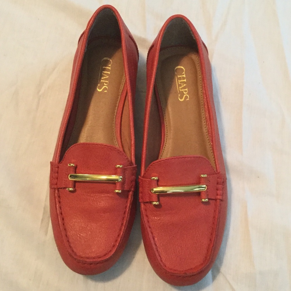 Orange flats